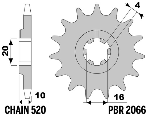 Pignone acciaio per - acciaio, husqvarna