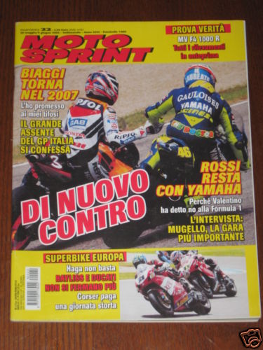 Motosprint 2006 augusta - 2006/22, mv